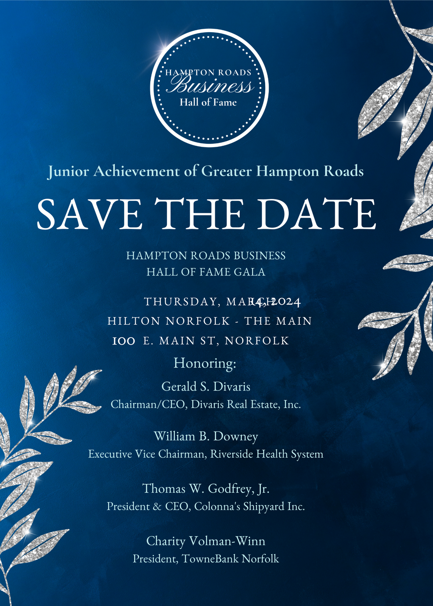 2024 Hampton Roads Business Hall of Fame