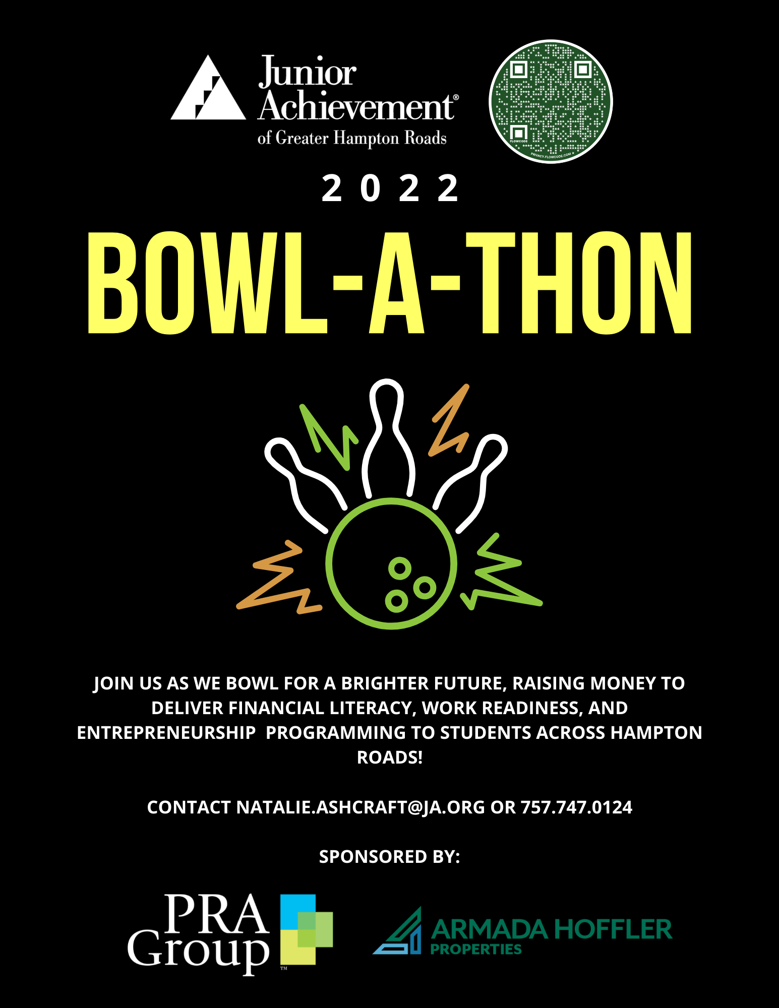 2022 Junior Achievement Bowl-a-thon Sponsored by PRA Group