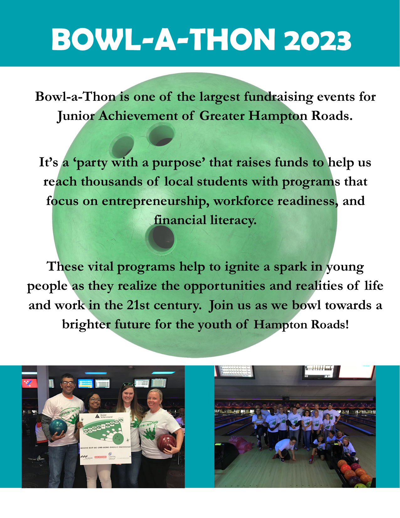 JA Bowl-a-thon events