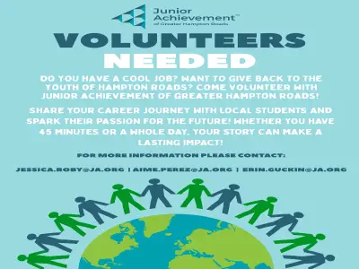 Blue and green flyer